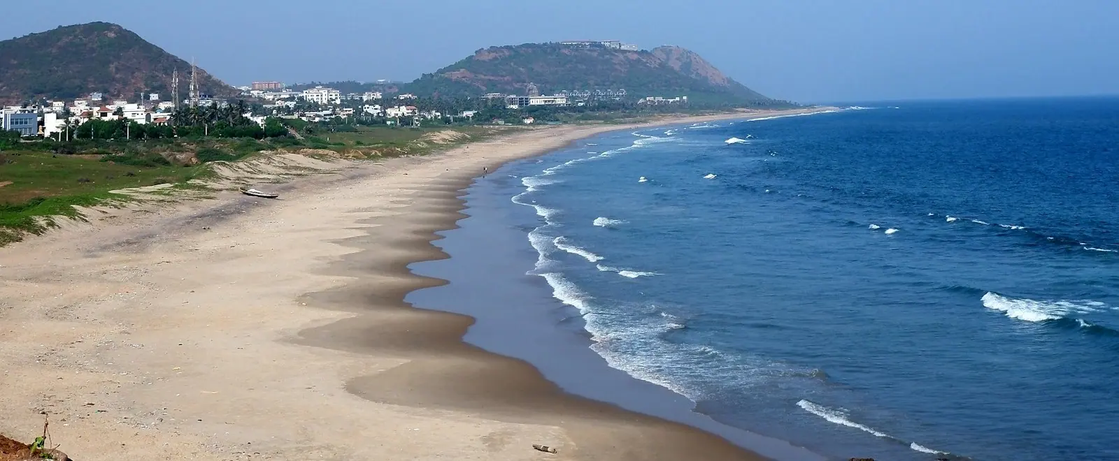 The Visakhapatnam coastline along the Bay of Bengal